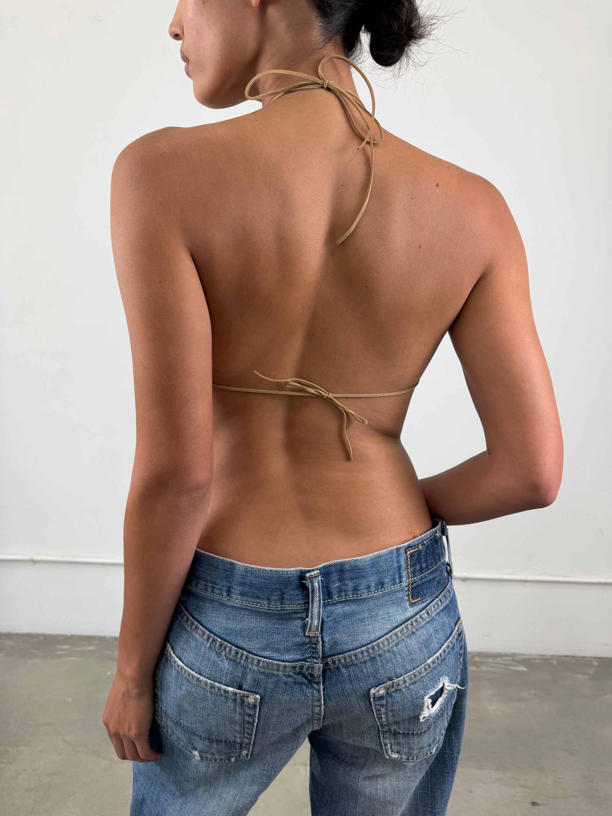 1of1 By 925 Beaded Halter Top