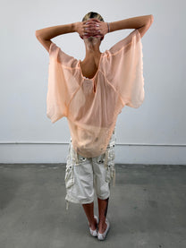 ‘Brigitte’ Sheer Poncho