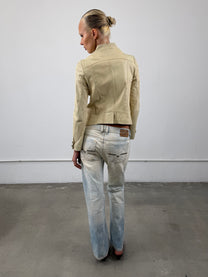 ‘Valery’ Leather Napoleon Jacket