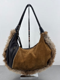 ‘Lucienne’ Fur Handbag