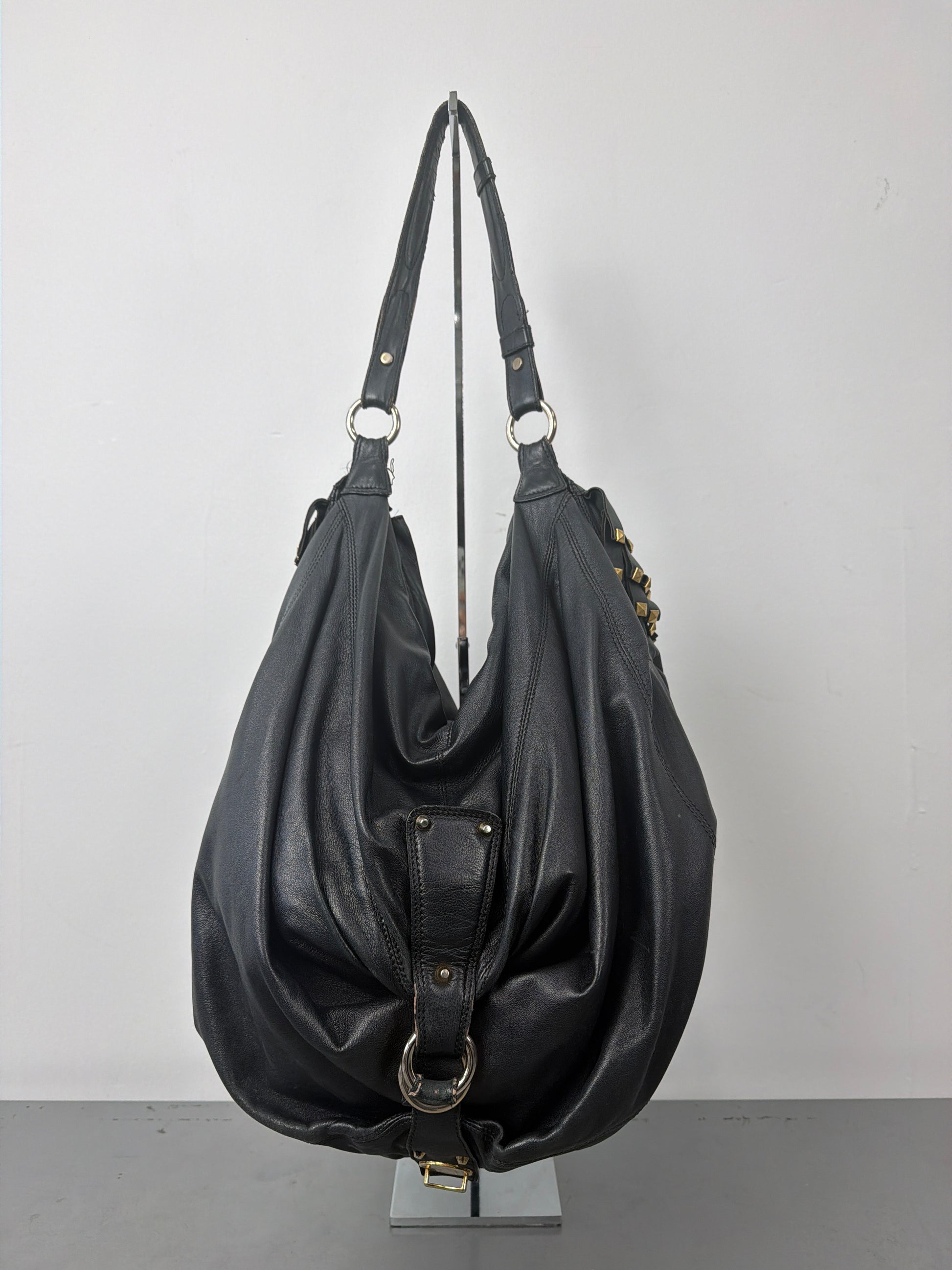 Roberto Cavalli Studded Leather Bag