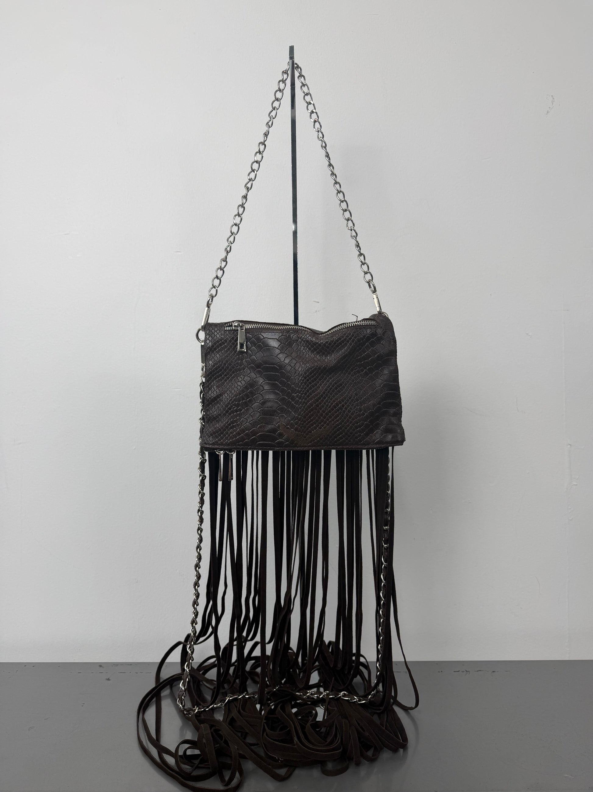 1of1 By 925 Leather Fringe Bag