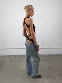 Levi Light Wash Relaxed Straight Leg Jeans
