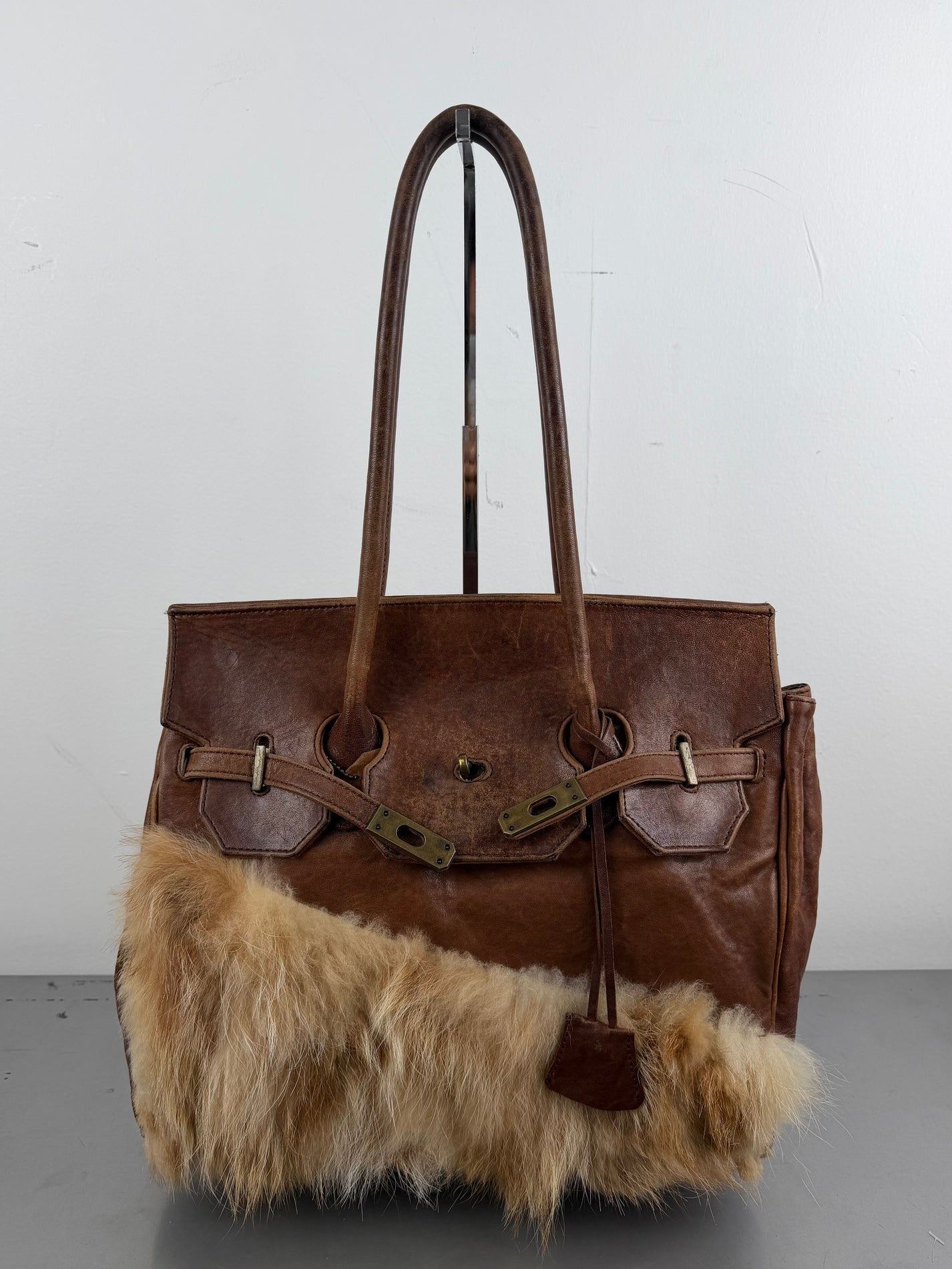 Japanese Fur Firkin Handbag