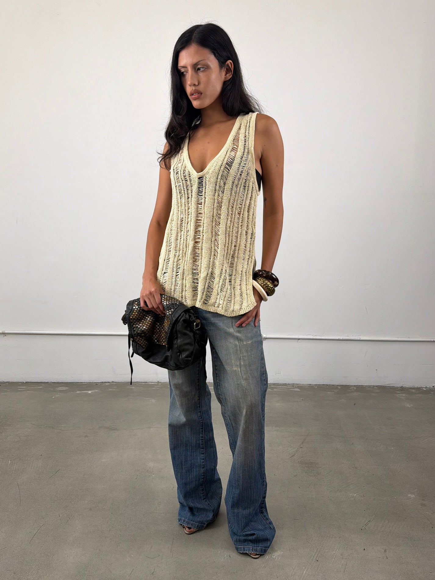 Alexander Wang Crochet Tank Top