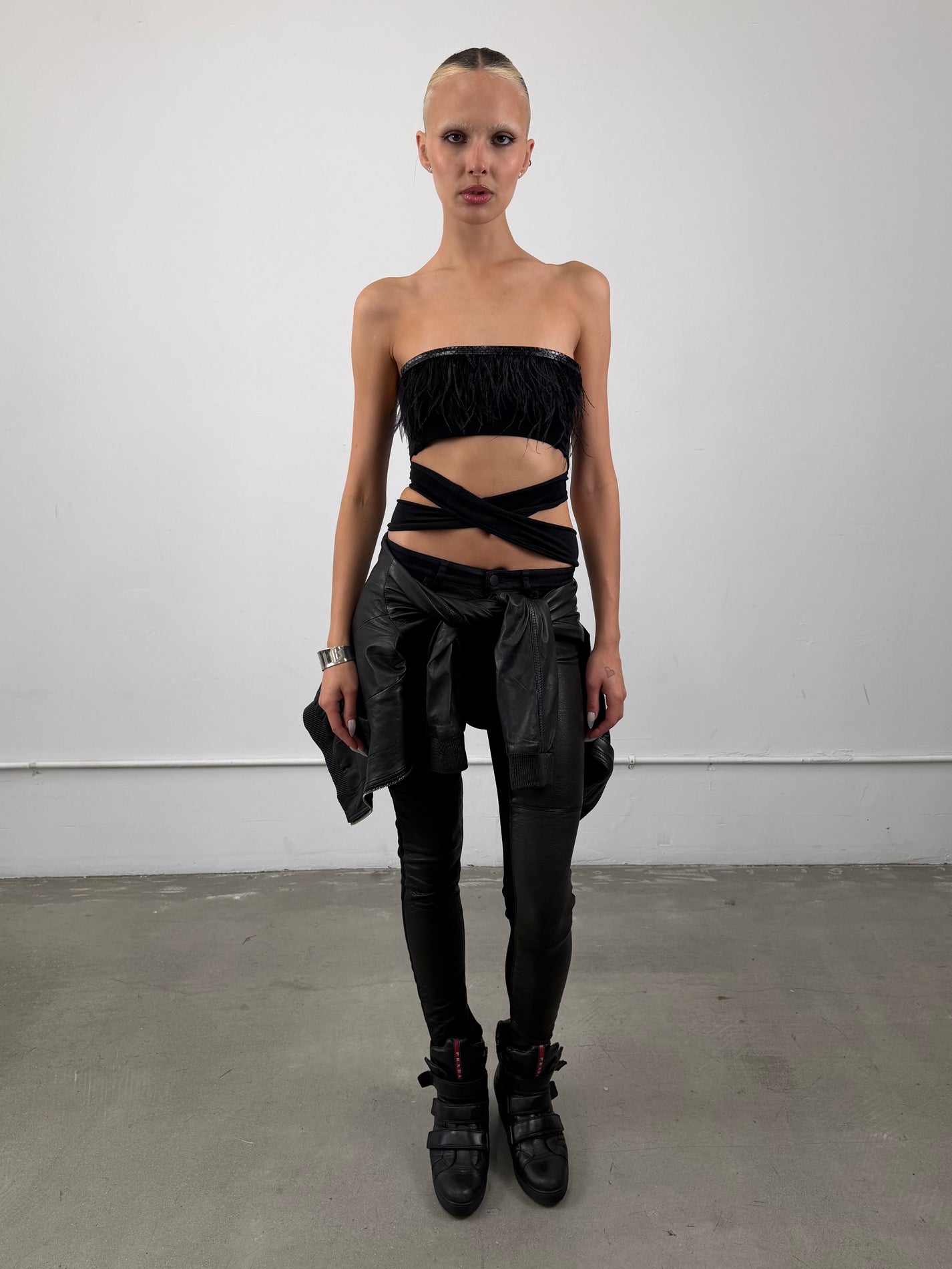 1of1 By 925 Plein Sud Ostrich Top