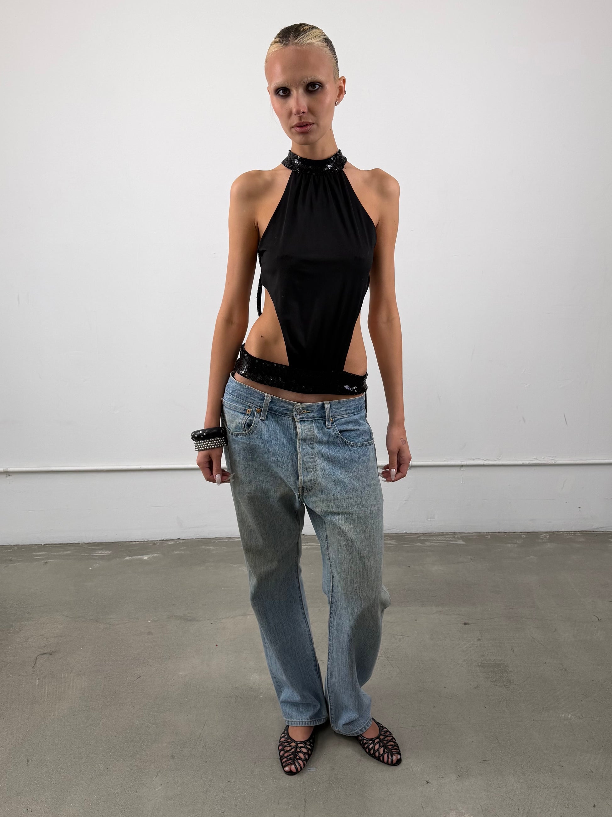 Levi Light Wash Relaxed Straight Leg Jeans