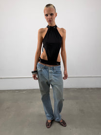 Levi Light Wash Relaxed Straight Leg Jeans