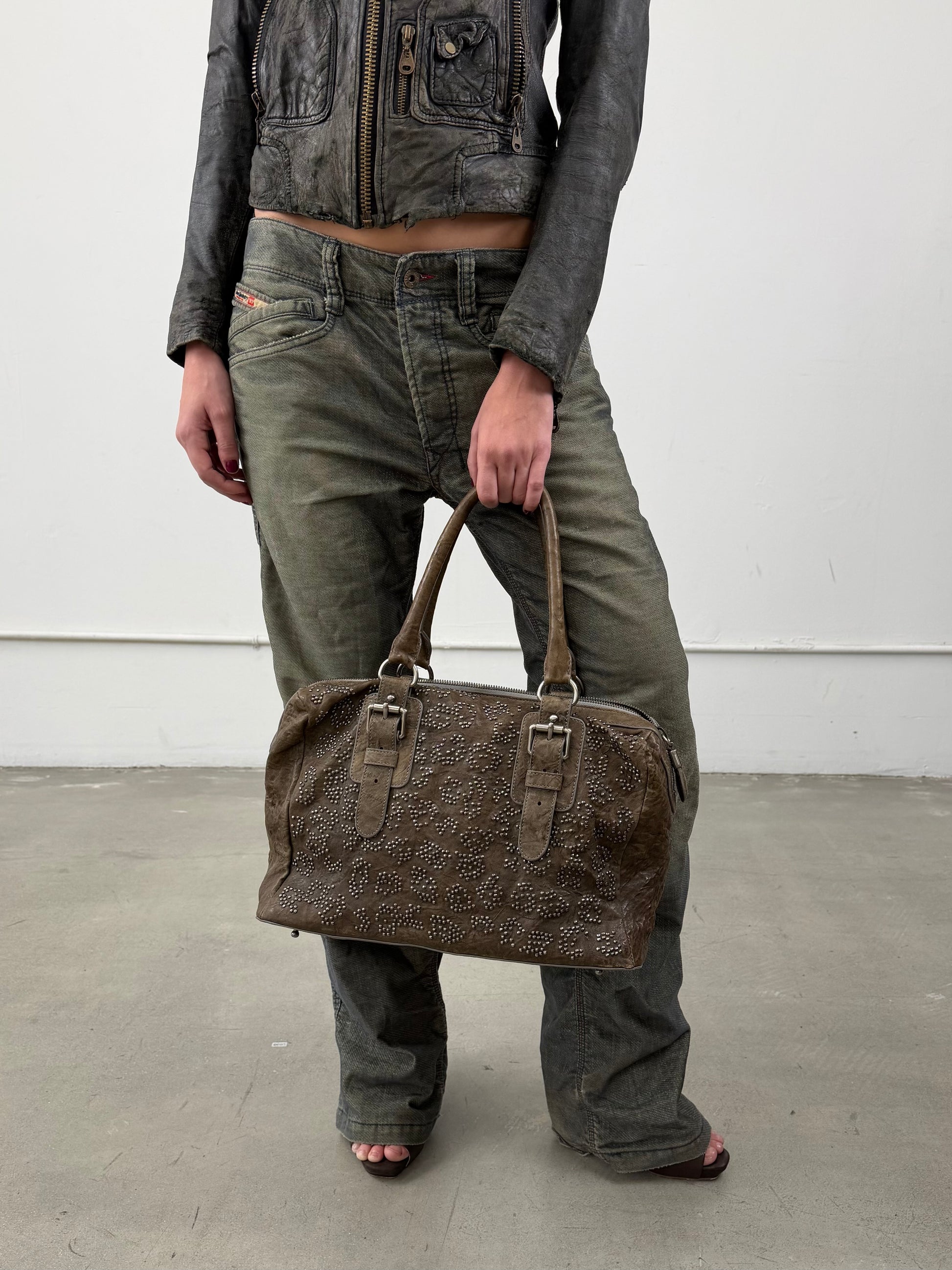 Thomas Wylde Studded Leather Bag