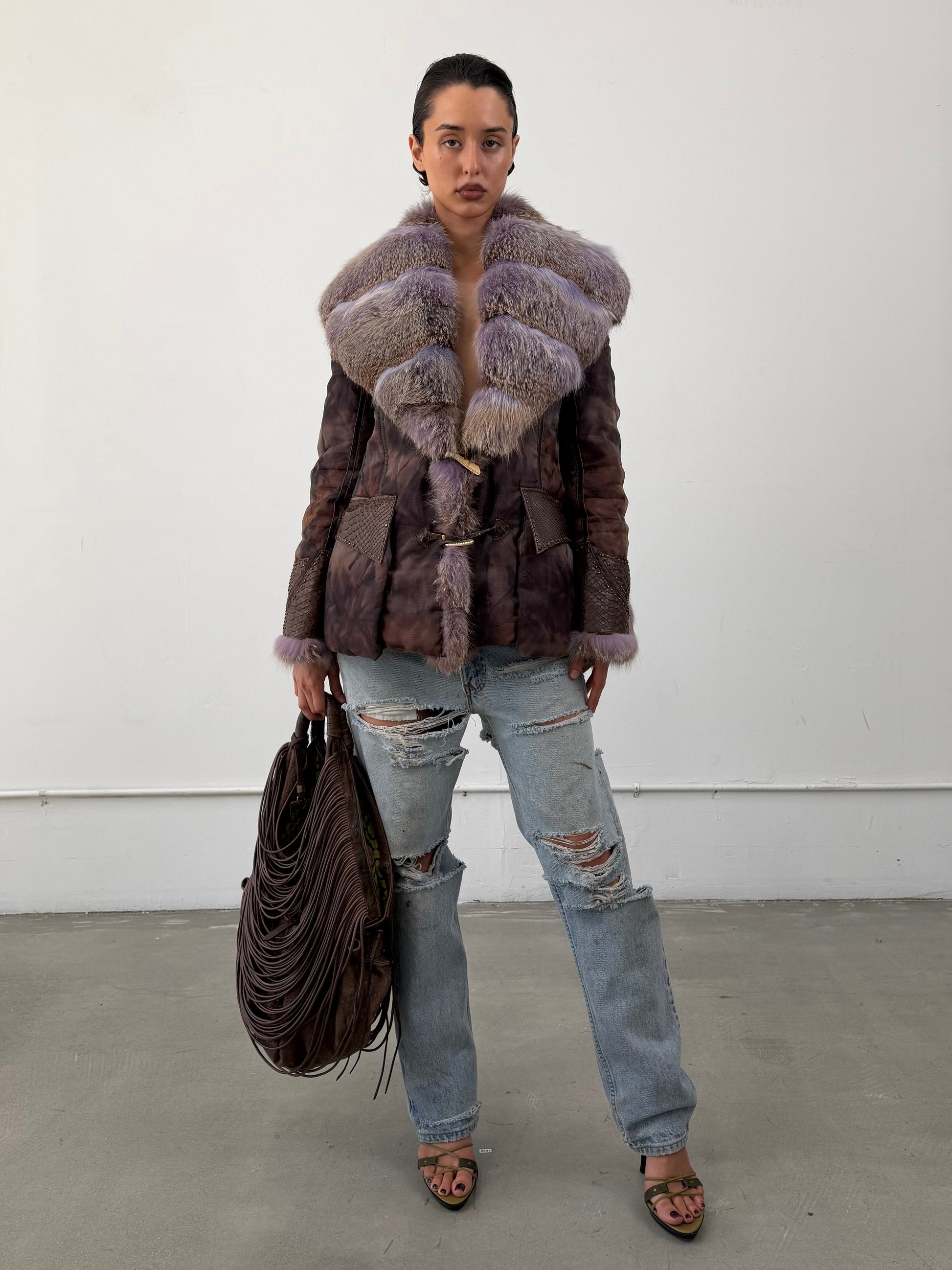 ‘Airtha’ Italian Fox Fur Coat