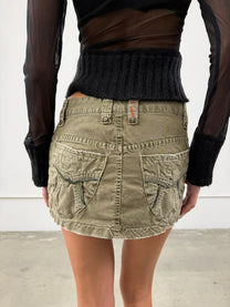 'Hecate' Japanese Cargo Skirt