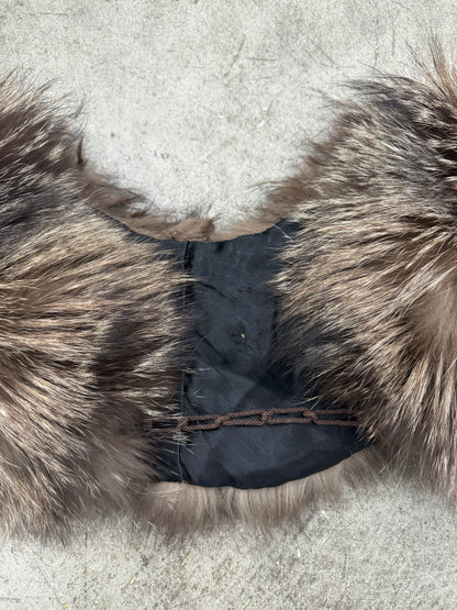 'Najae' Brown Fur Stole