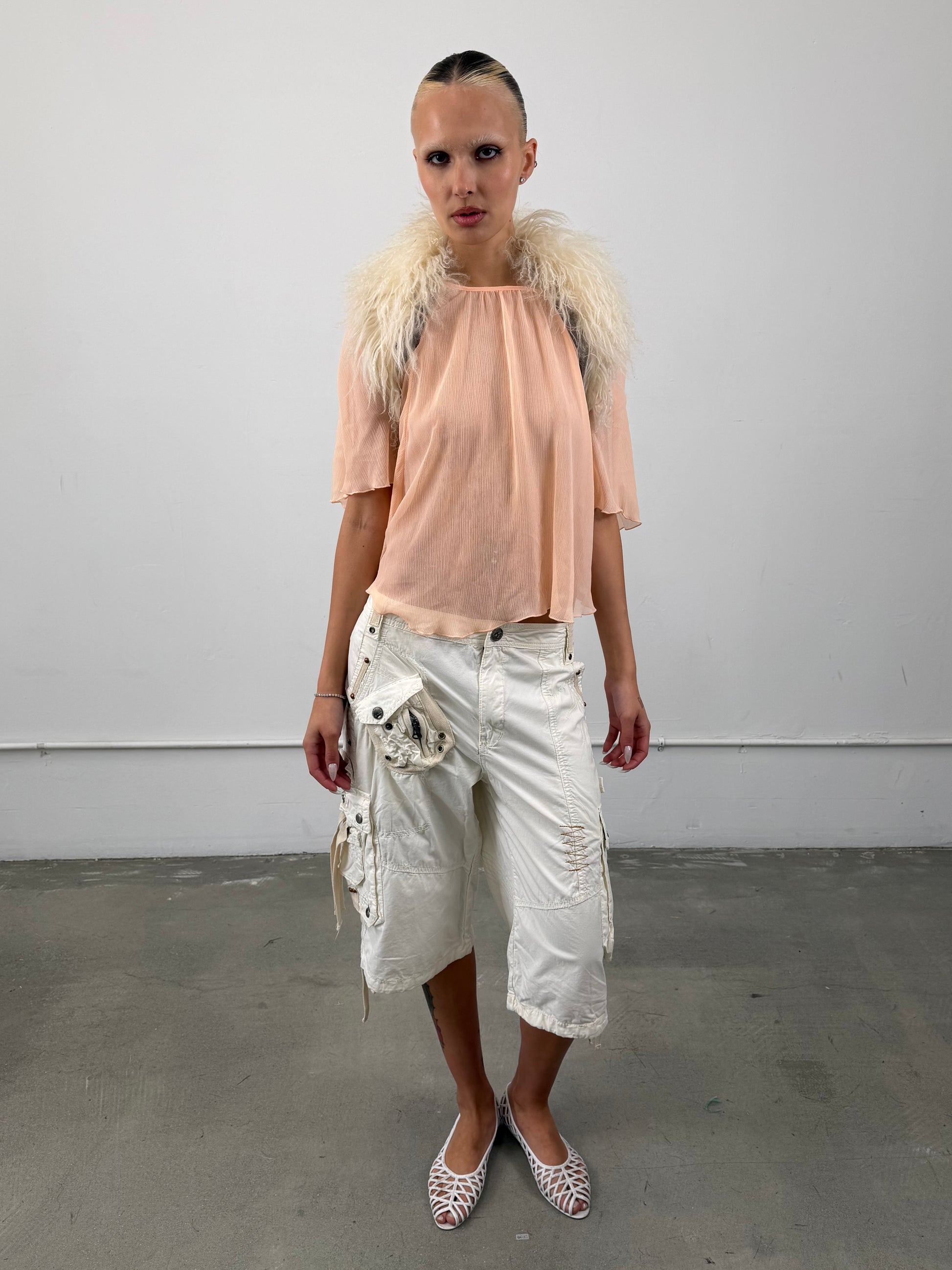 ‘Brigitte’ Sheer Poncho