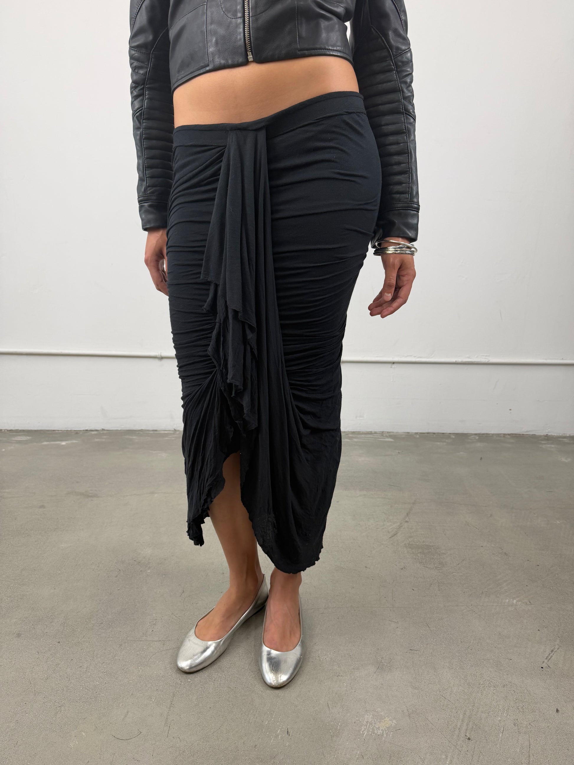 ‘Yolanda’ Black European Skirt