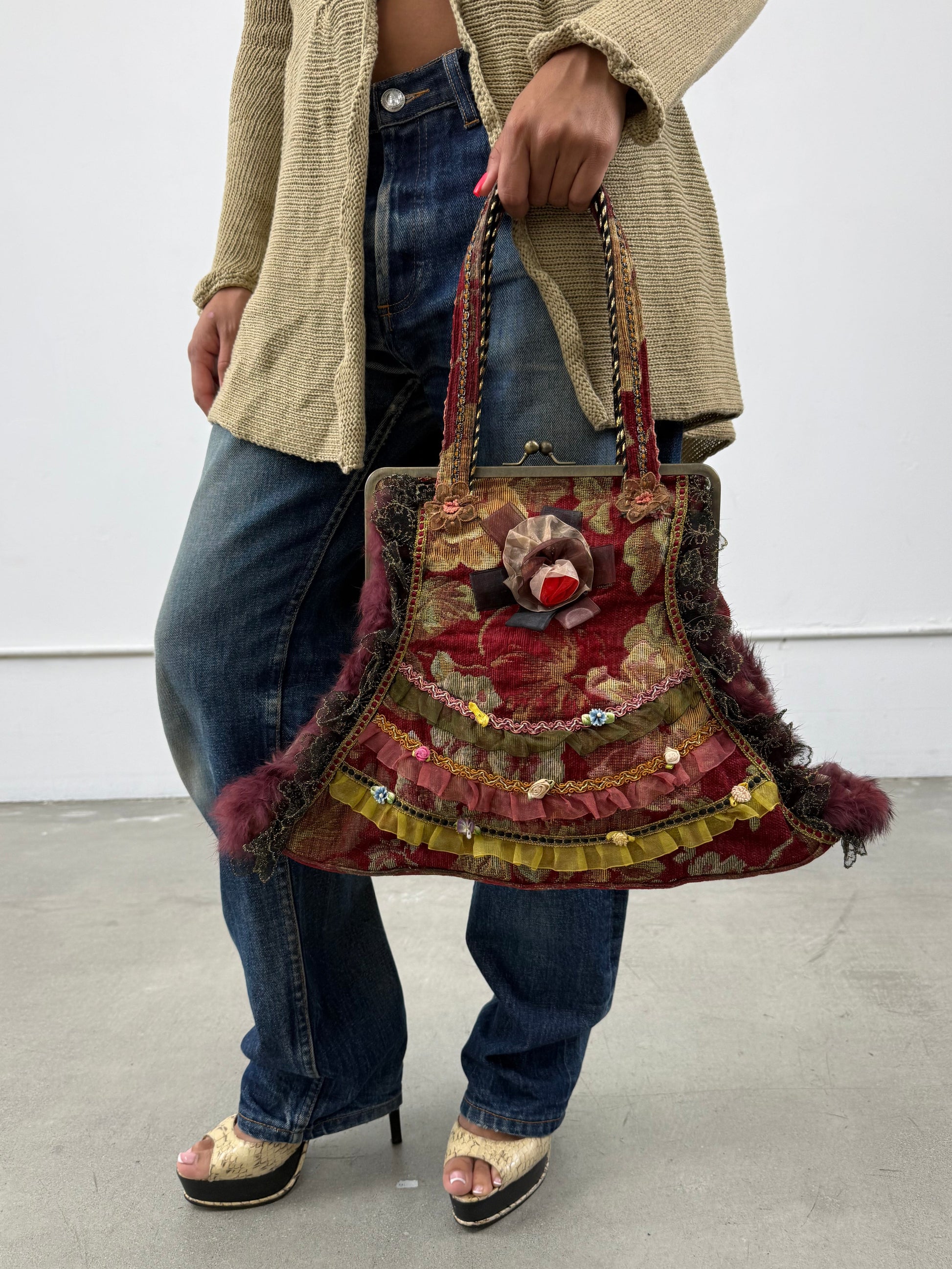 ‘Zinnia’ Vintage Handbag