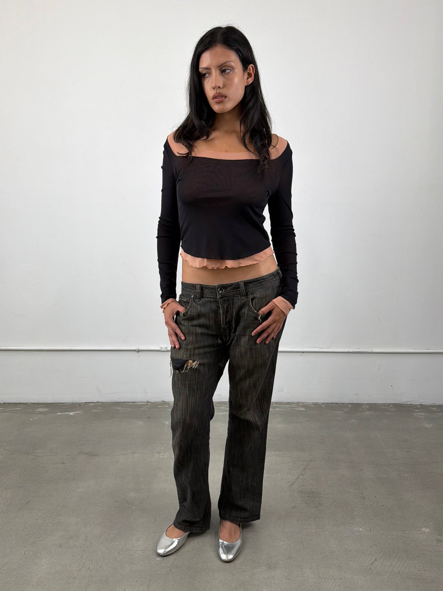 ‘Berenice’ Two Toned Top