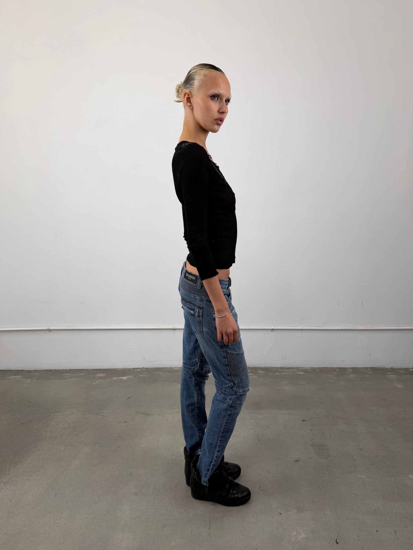 Balmain Moto Jeans