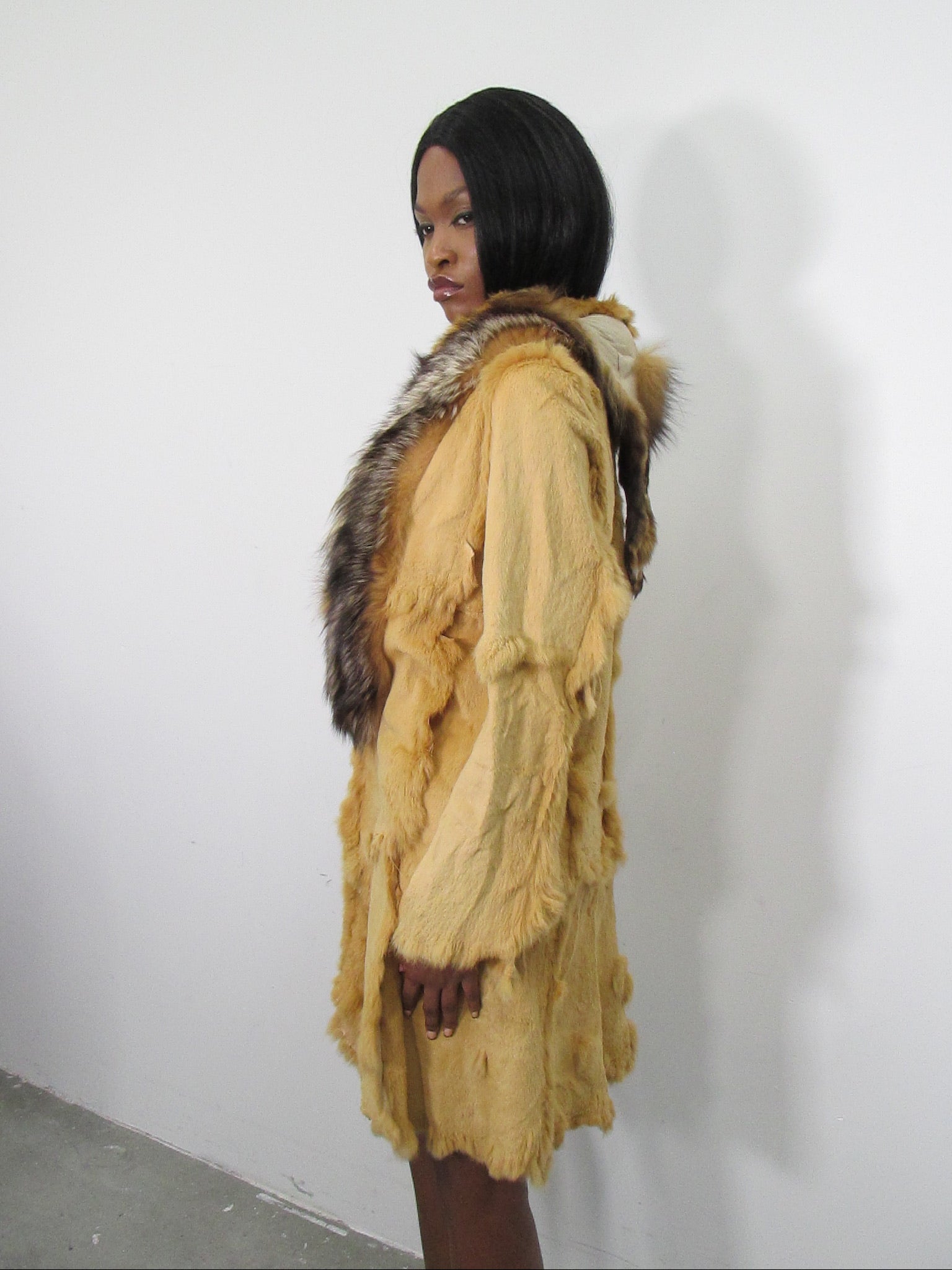 ‘Iliana’ 1of1 Fox Fur Trench