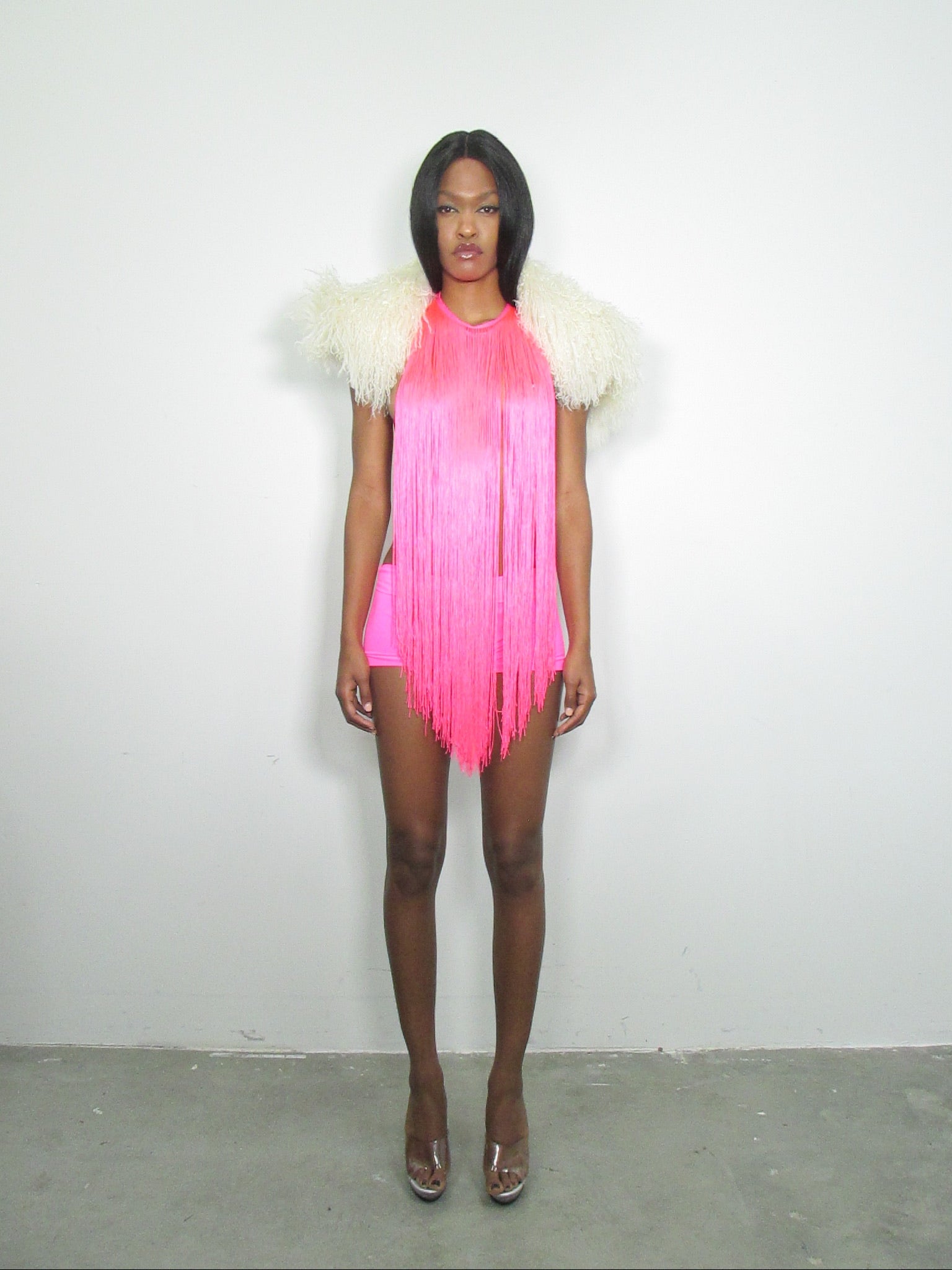 ‘Adeline’ Mongolian Fur Stole 1of1 by 925