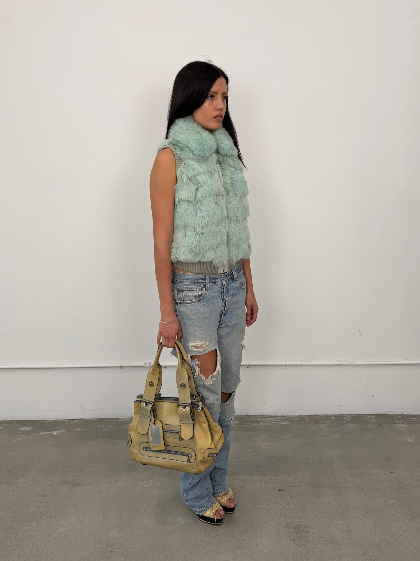 ‘Lydia’ Fox Fur Vest