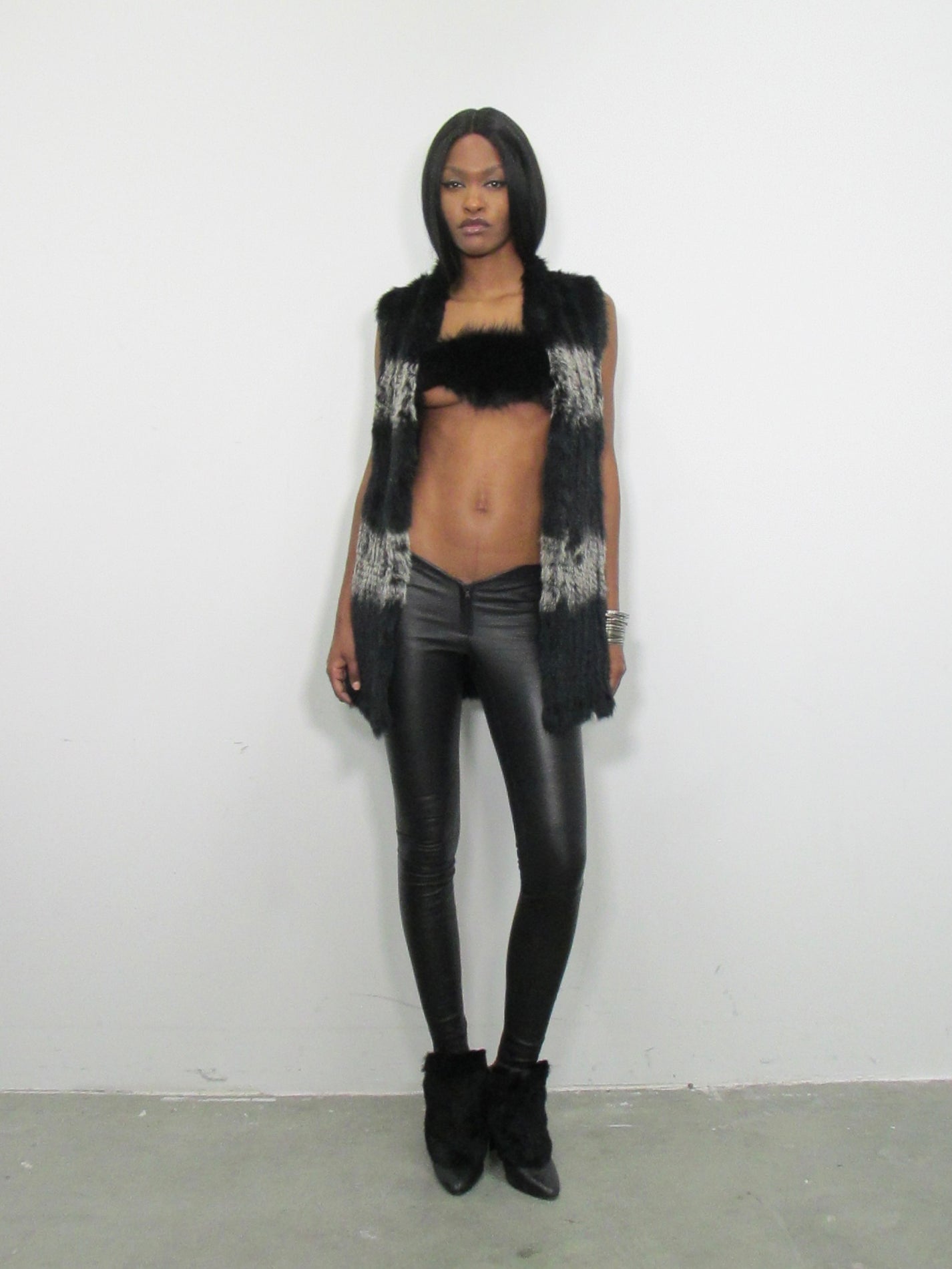 ‘Gersiah’ Rabbit Fur Vest