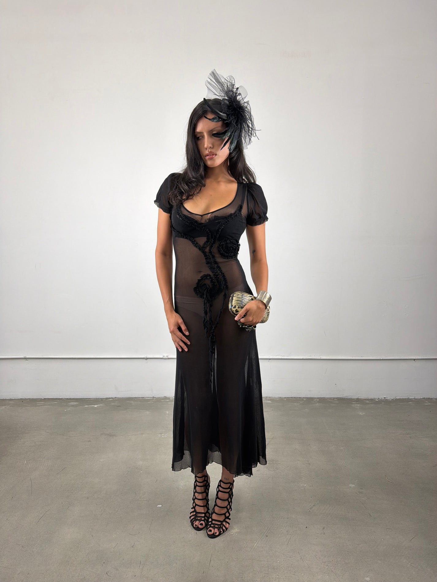 ‘Kyra’ Italian Mesh Dress