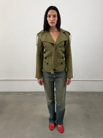 Chloé AW 2004 Army Green Coat