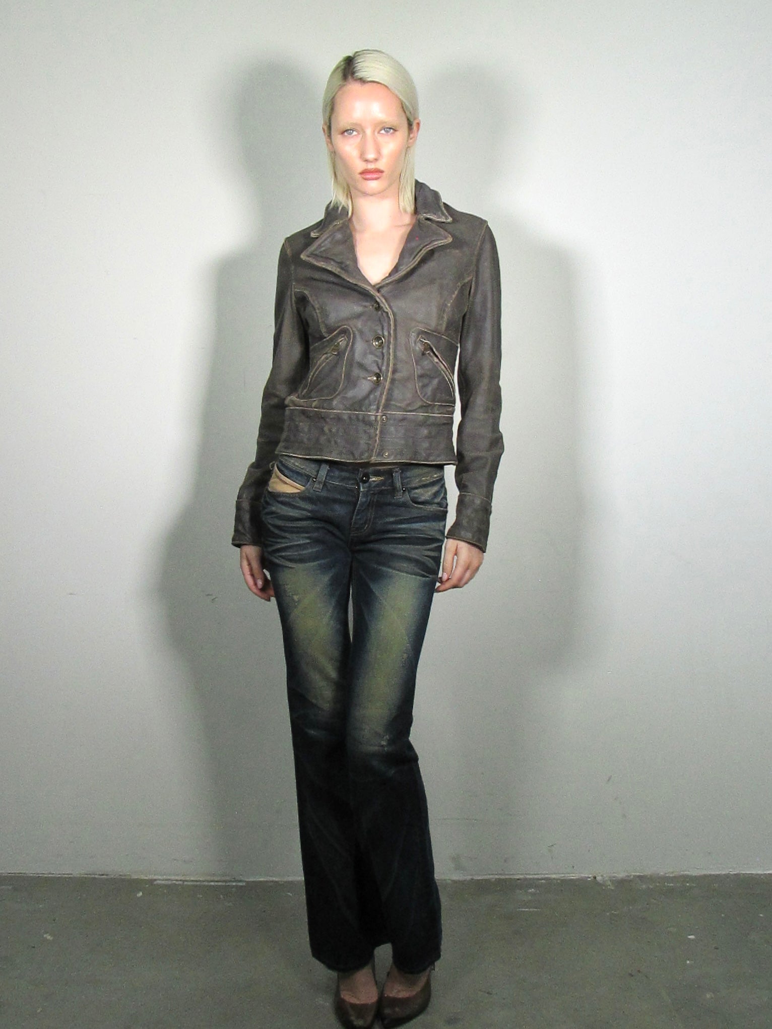 ‘Quintessa’ Miss Sixty Leather Jacket
