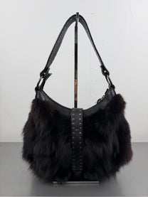‘Verity’ Fox Fur Bag