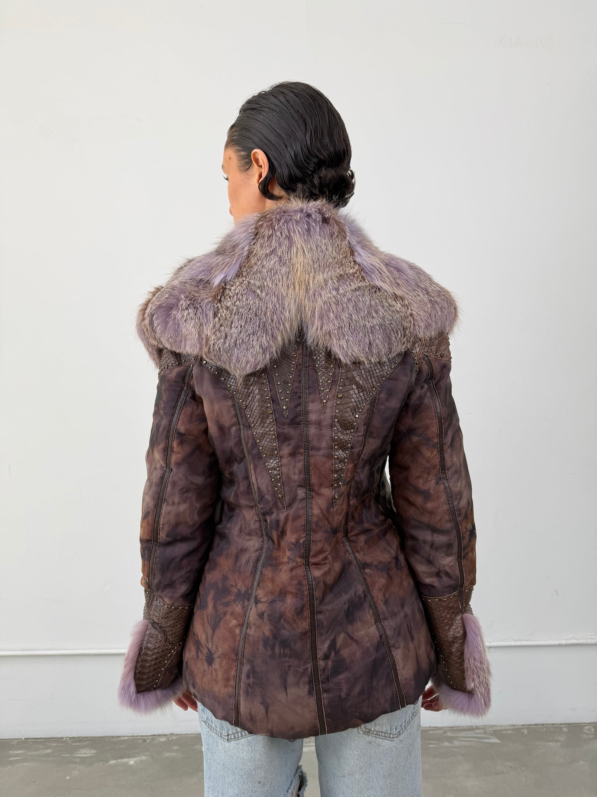 ‘Airtha’ Italian Fox Fur Coat