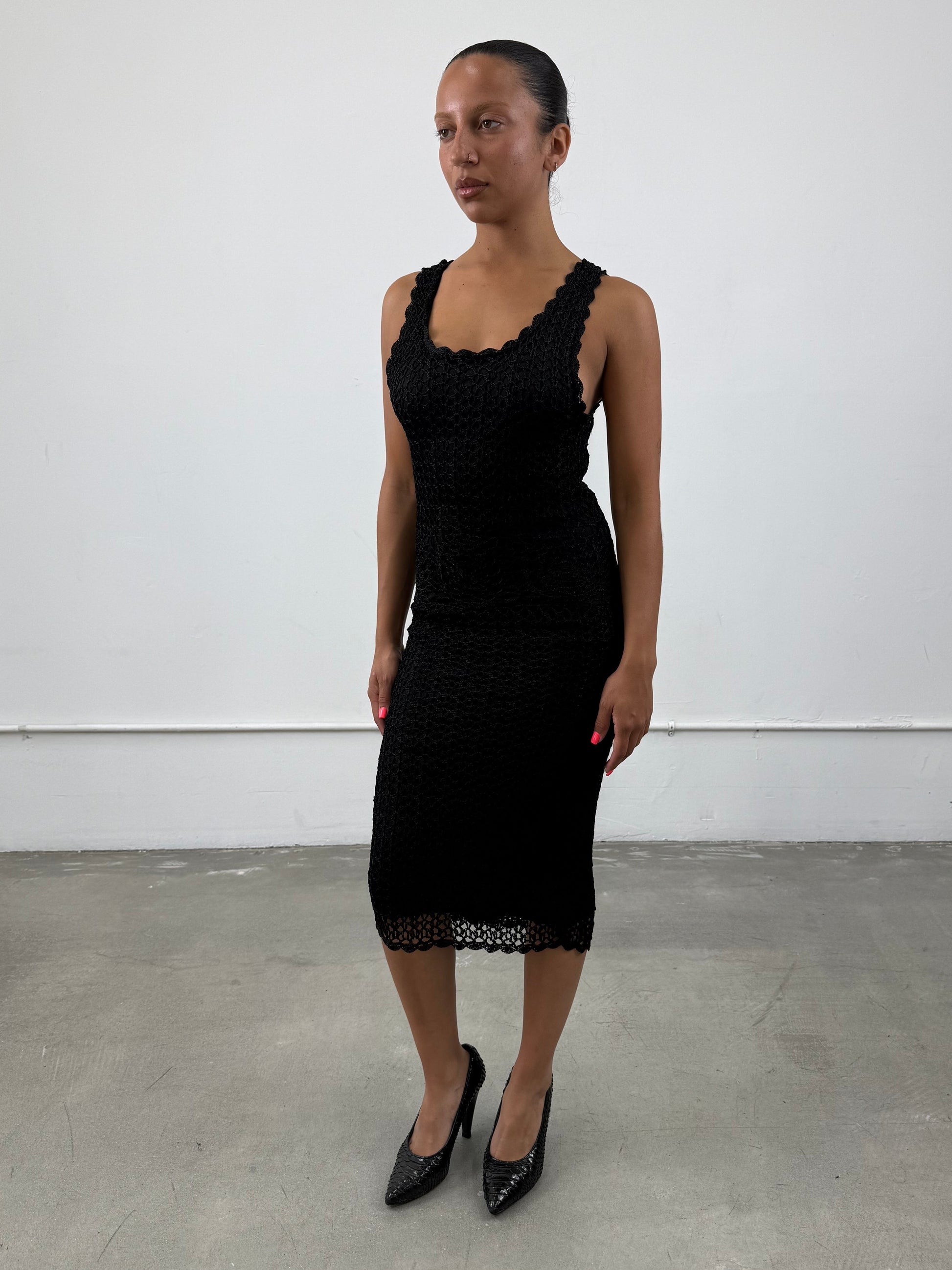 ‘Ophélie’ Crochet Dress