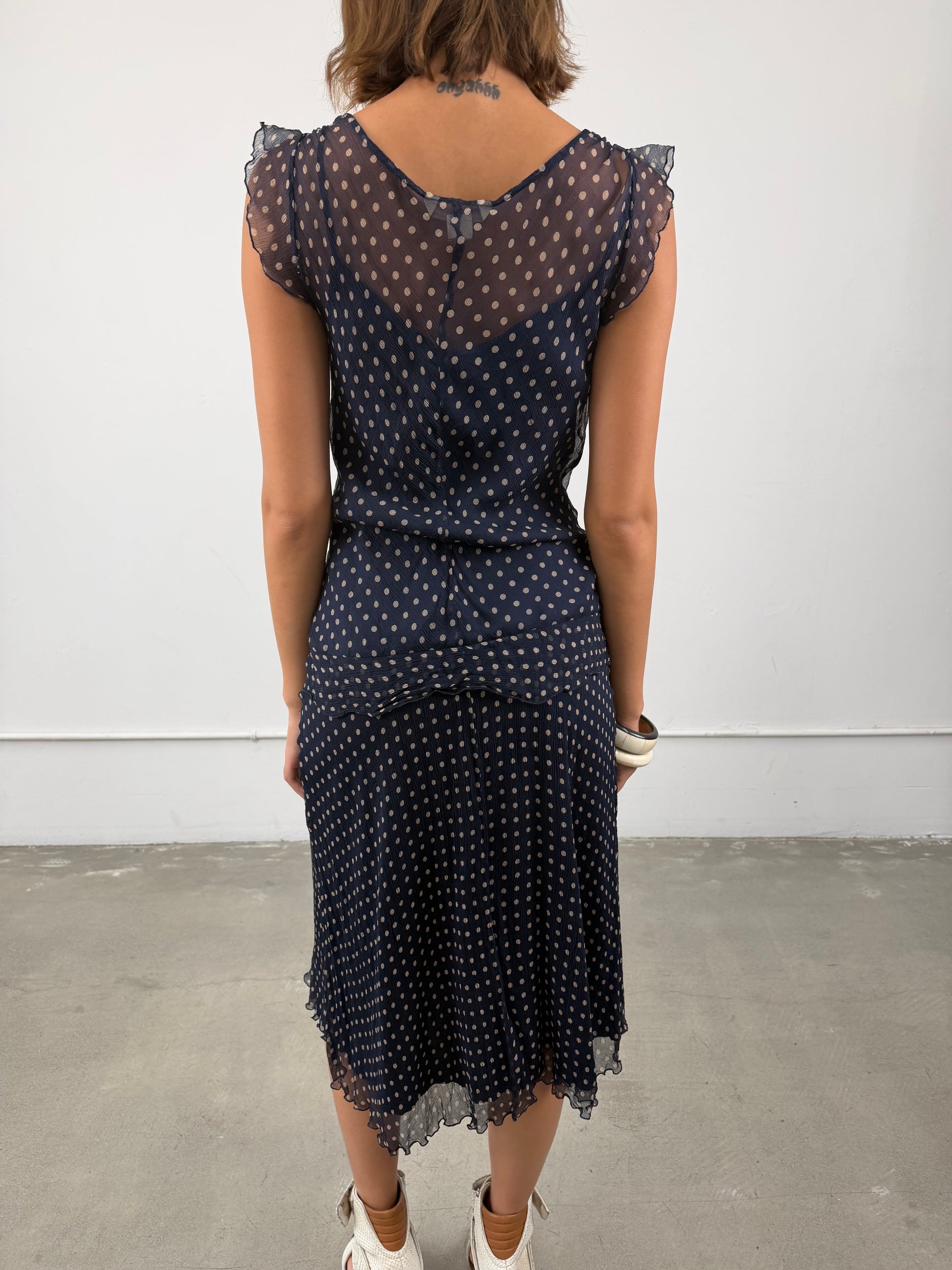 ‘Colette’ Polka Dot Dress