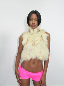 ‘Calista’ Fox Fur Vest