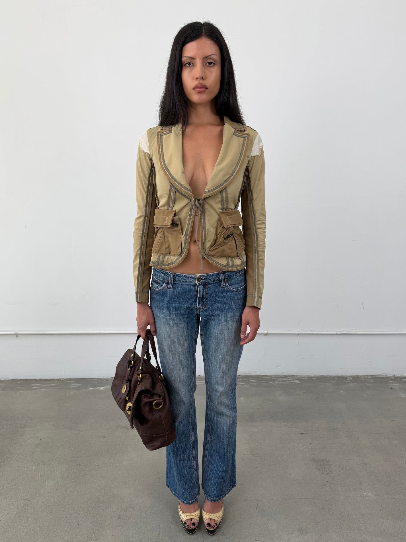 ‘Satyra’ Leather Handbag