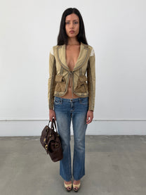 ‘Satyra’ Leather Handbag