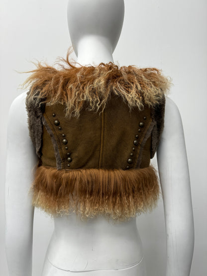 'Enida' Micro Fur Vest