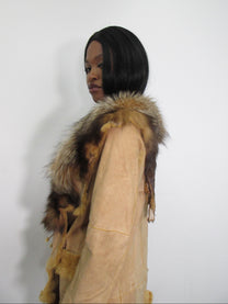 ‘Iliana’ 1of1 Fox Fur Trench