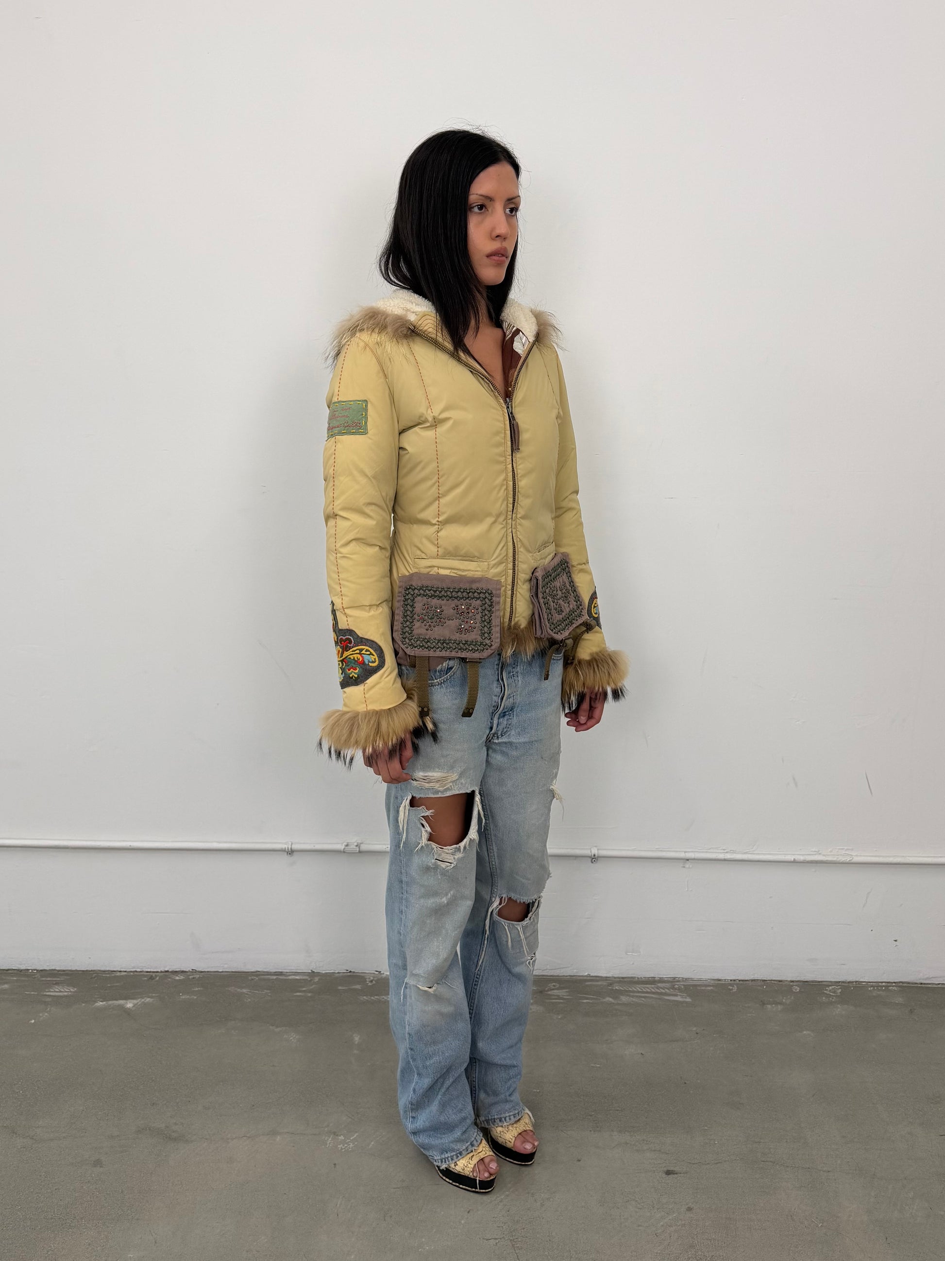 ‘Thea’ Fox Fur Coat
