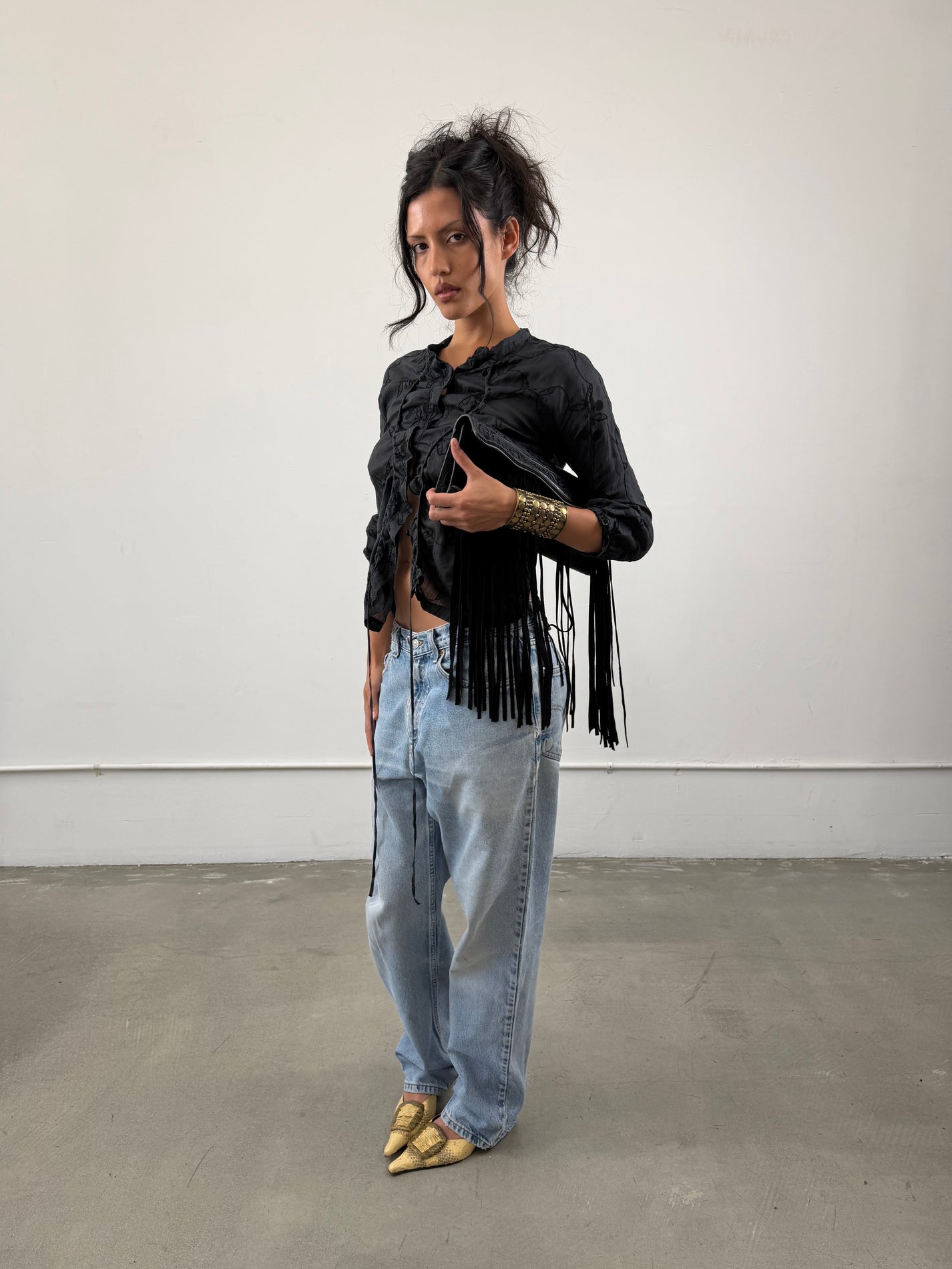 ‘Gaia’ Button Up Top