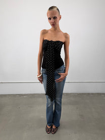 'Iris' Polka Dot Top