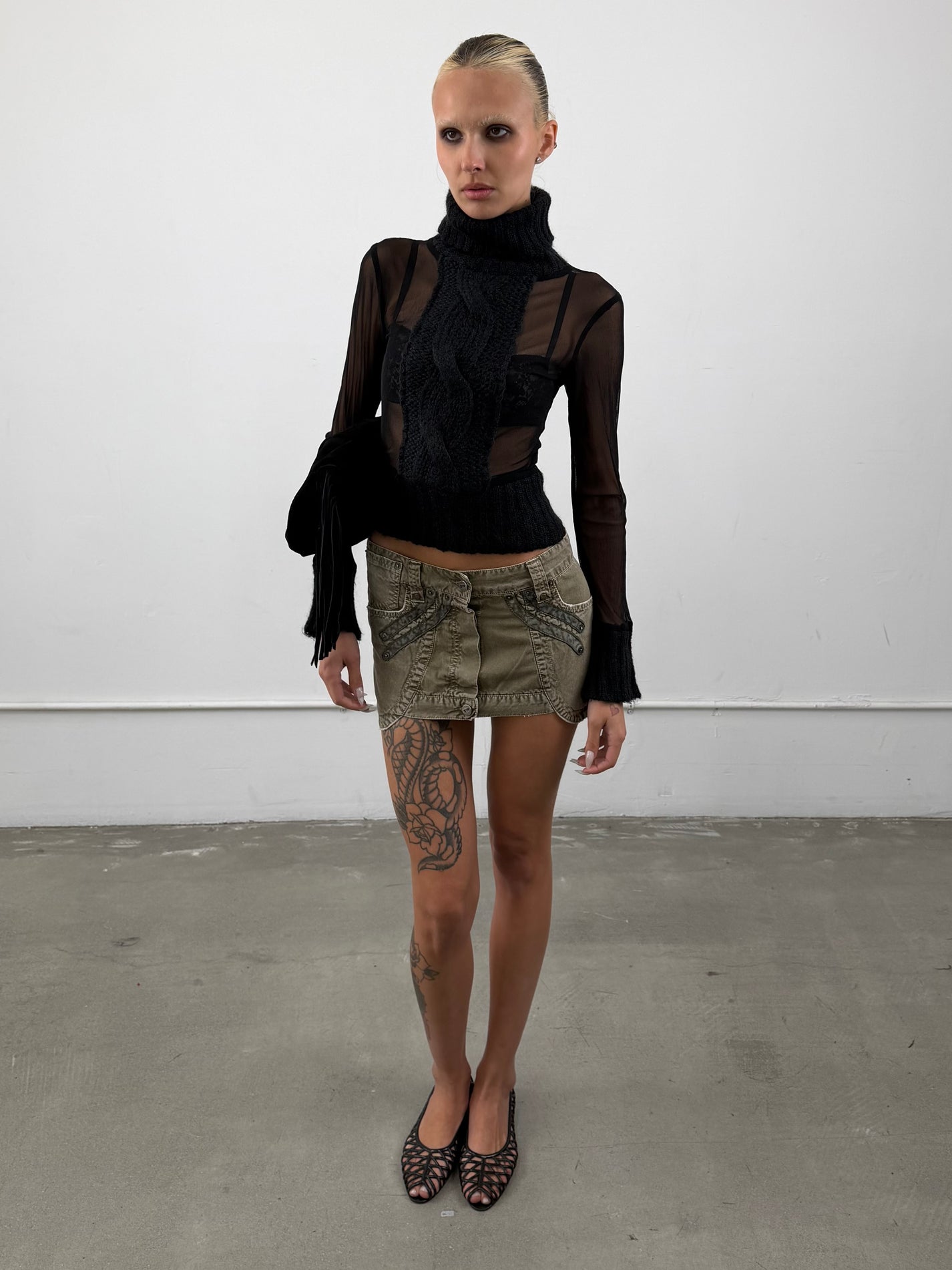 'Hecate' Japanese Cargo Skirt