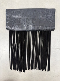 1of1 By 925 Embossed Fringe Clutch