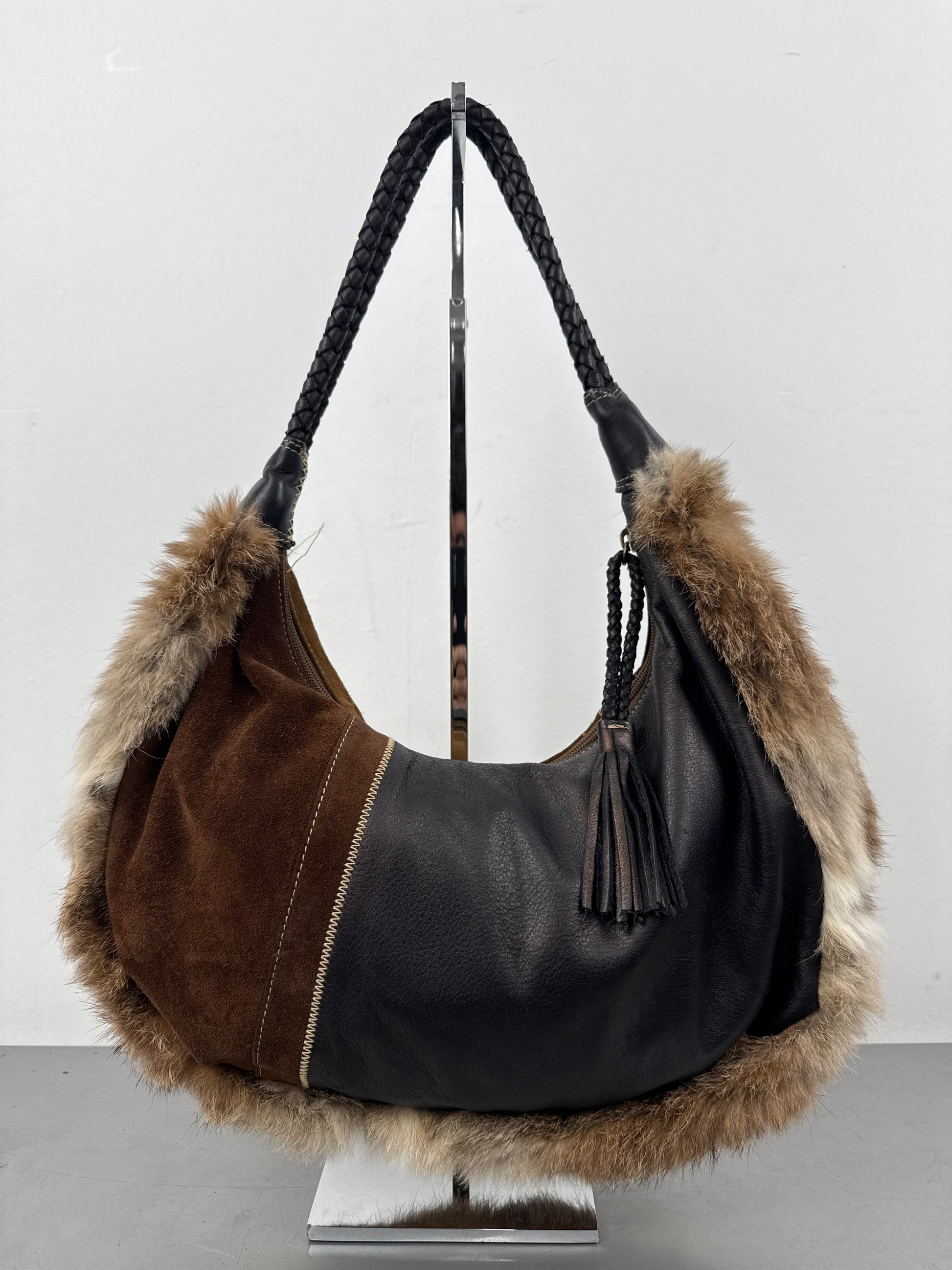‘Lucienne’ Fur Handbag