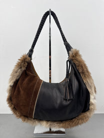 ‘Lucienne’ Fur Handbag
