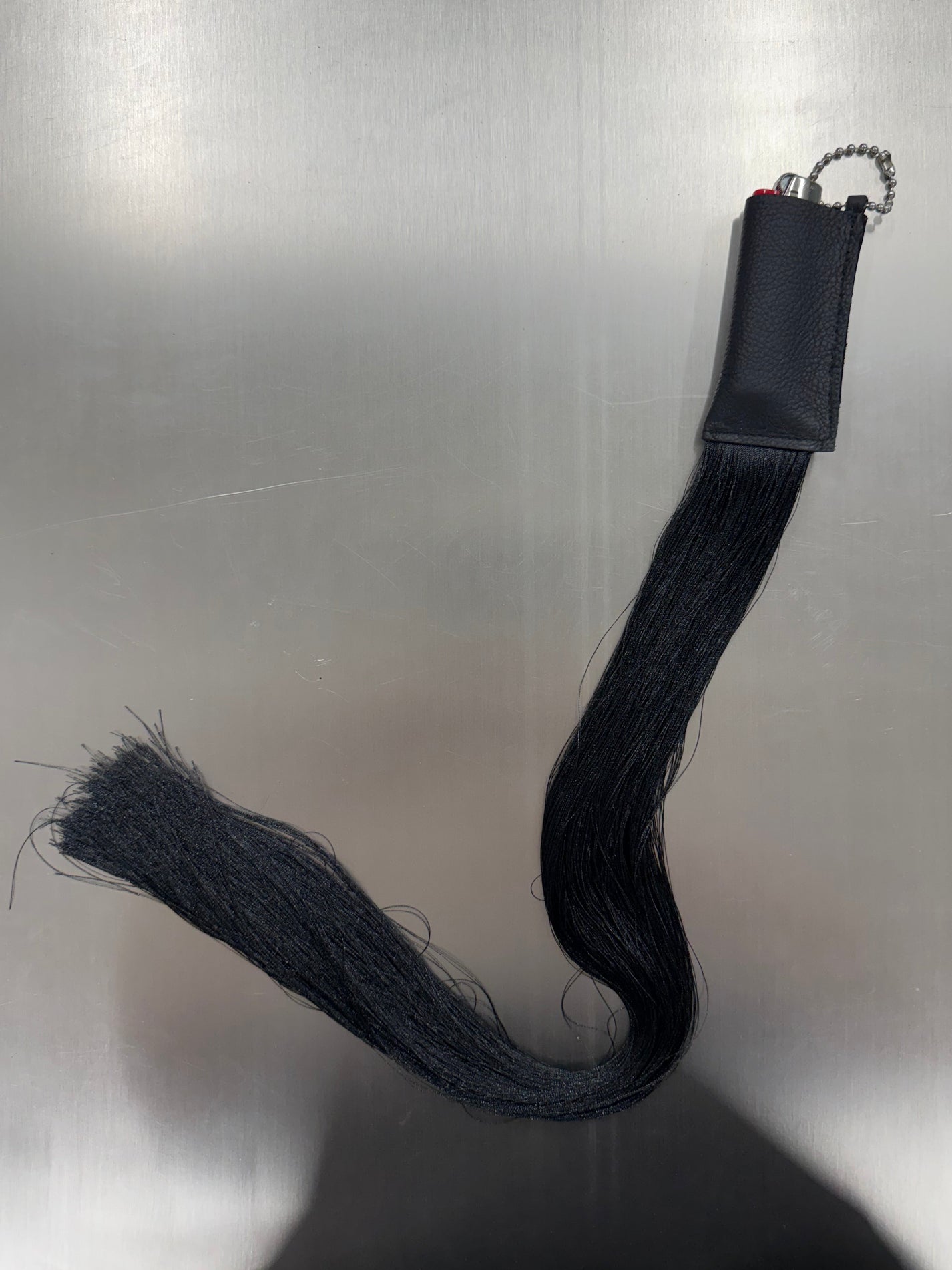 Fringe Leather Lighter Holder