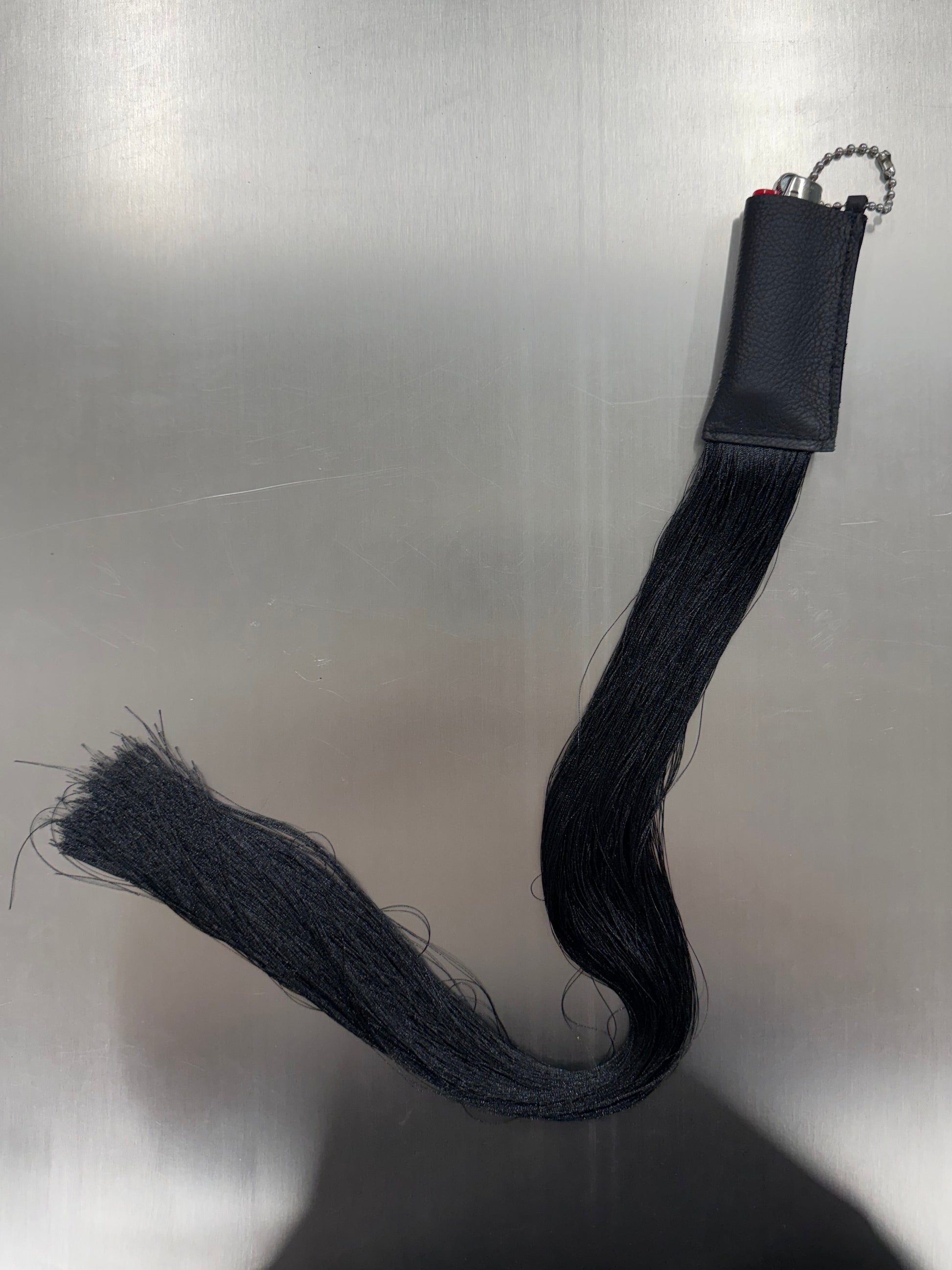 Fringe Leather Lighter Holder