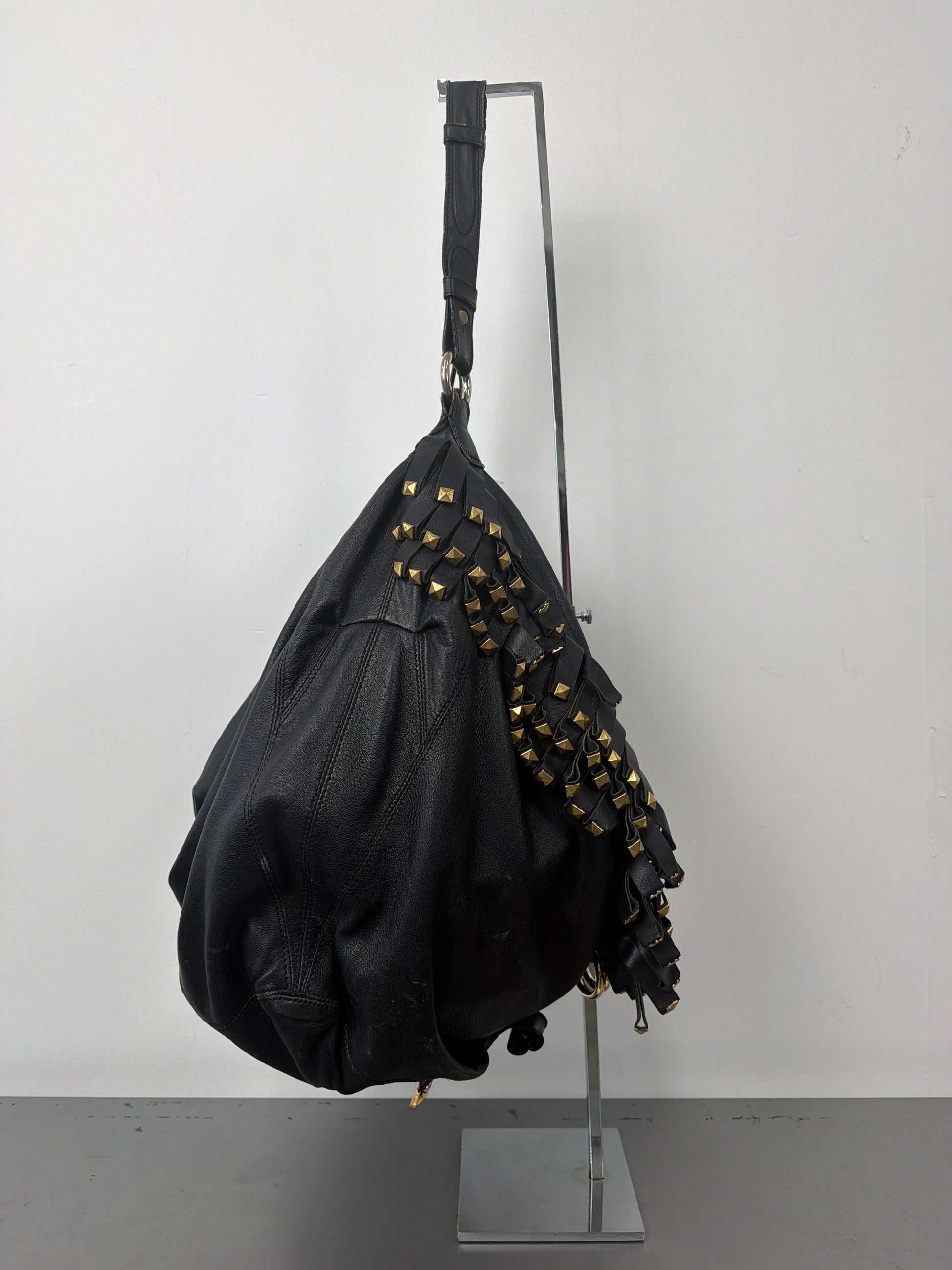 Roberto Cavalli Studded Leather Bag