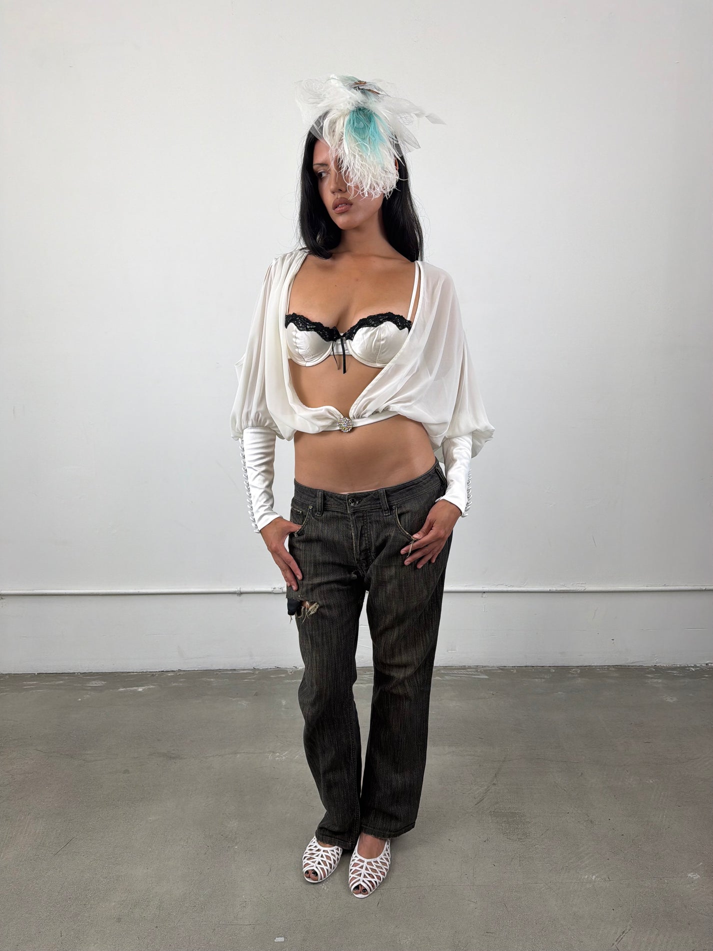 ‘Adrasteia’ Sheer Top
