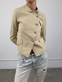 ‘Valery’ Leather Napoleon Jacket