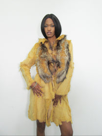 ‘Iliana’ 1of1 Fox Fur Trench